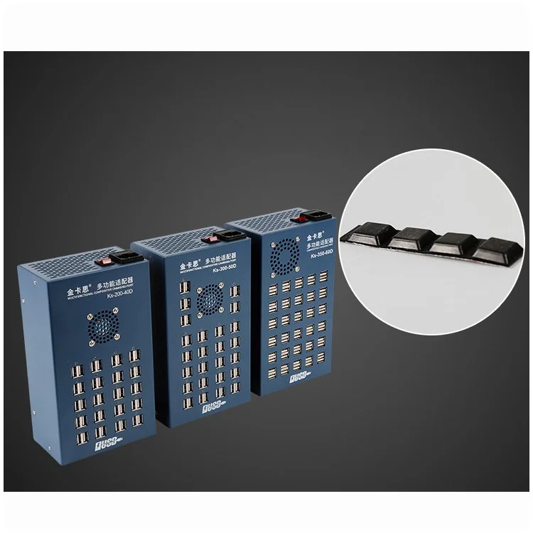 KAISI 350W 70A 60-port USB Charging Station Socket Adapter - EU Plug