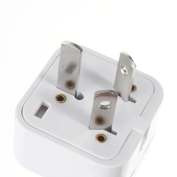 WD16W Universal Uk/us/ue Plug to au Adattatore di Conversione Plug Adattatore da Viaggio - Bianca