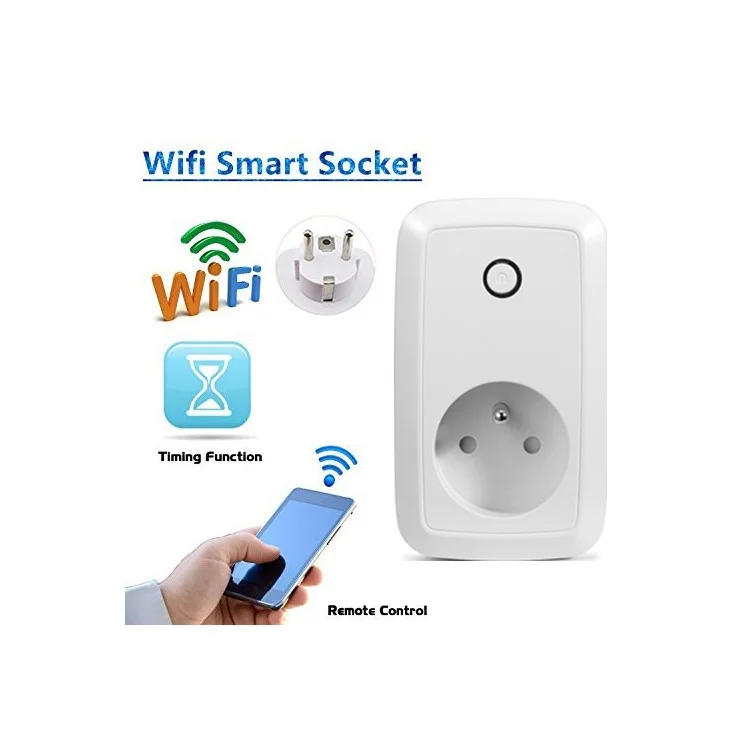 Smart App Control 2.4GHz WiFi Switch Socket EU Plug (Special for France)