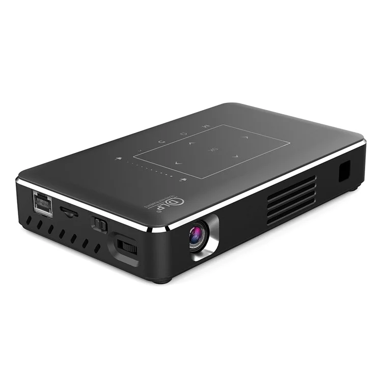 P10 2G+16G DLP HD 150 Lumens Android 9.0 Home Office Projector - UK Plug