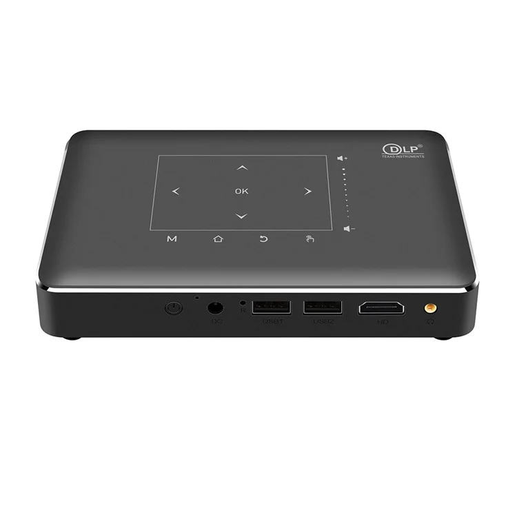 P10 2G+16G DLP HD 150 Lumens Android 9.0 Home Office Projector - UK Plug
