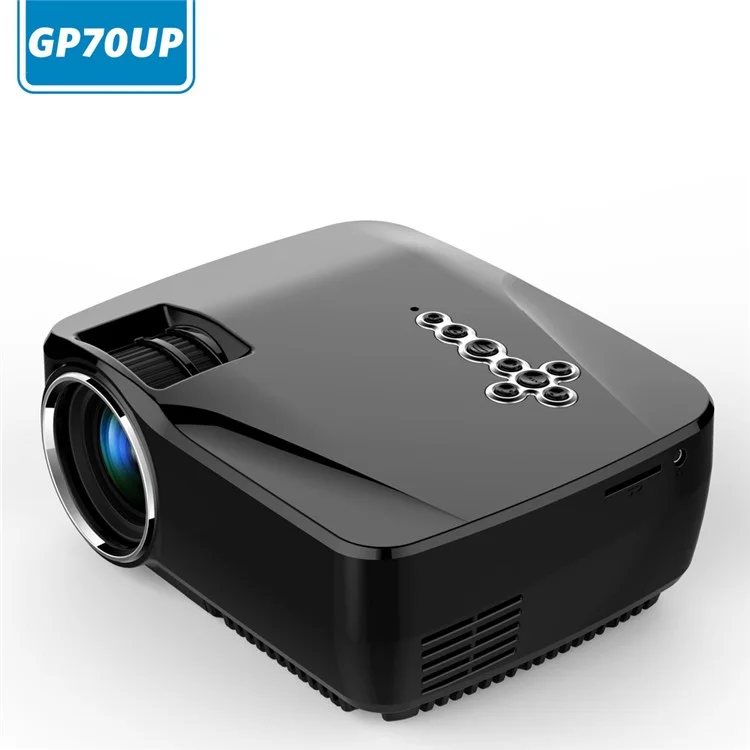 GP70UP 1200 Lumens Multimedia Projector with Android 4.4 OS 1GB+8GB Support 1080P - EU Plug