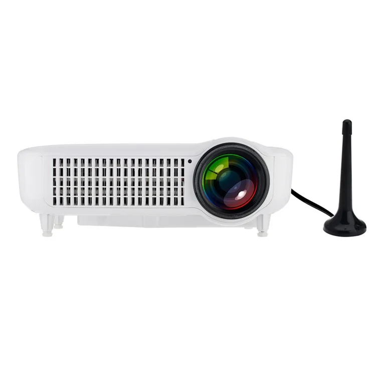 LED-5018D 5.8" 3000 Lumens LED Projector Full HD Multimedia Player - EU Plug
