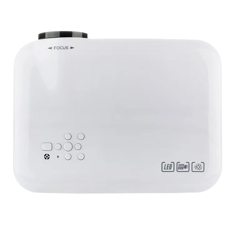 LED-5018D 5.8" 3000 Lumens LED Projector Full HD Multimedia Player - EU Plug