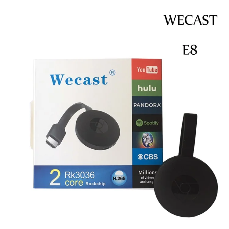 WECAST E8 Wireless TV Stick RK3036 WiFi HDMI 1080P Dongle