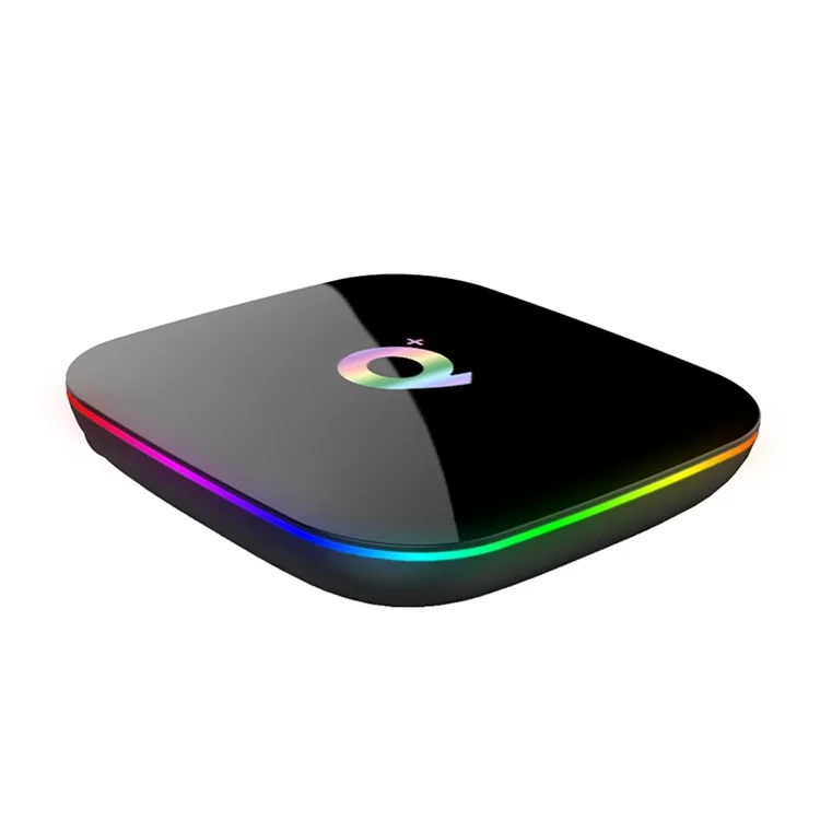 Q Plus Quad Core Allwinner H6 Android 9.0 TV Box Wifi Media Player 4+32GB - Enchufe de la ue