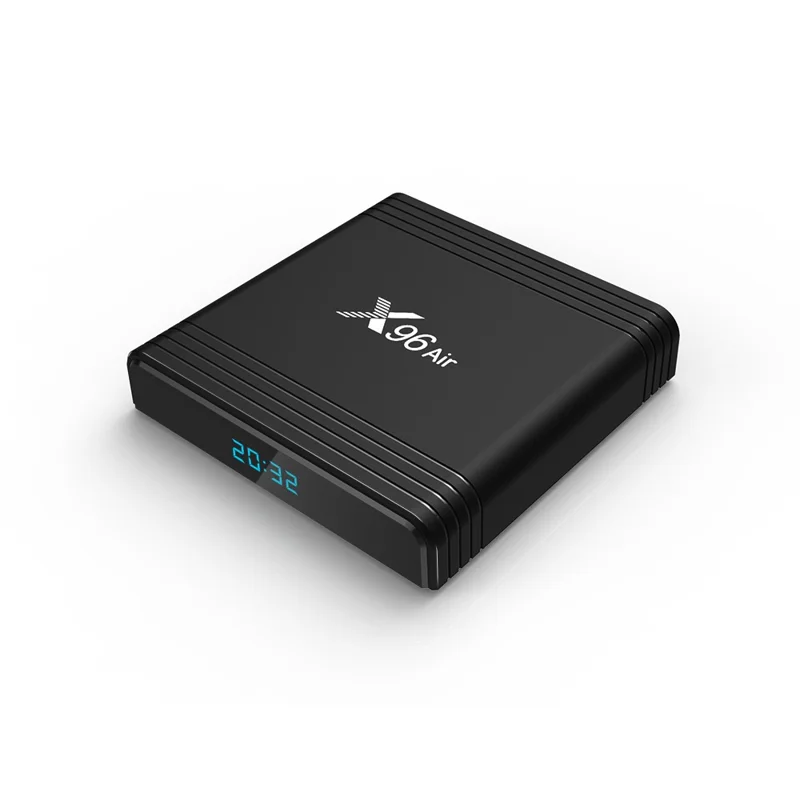 X96 Air Android 9.0 Quad Core Amlogic S905X3 TV Box Dual Band WiFi Bluetooth-compatible Media Player 4+32GB - US Plug