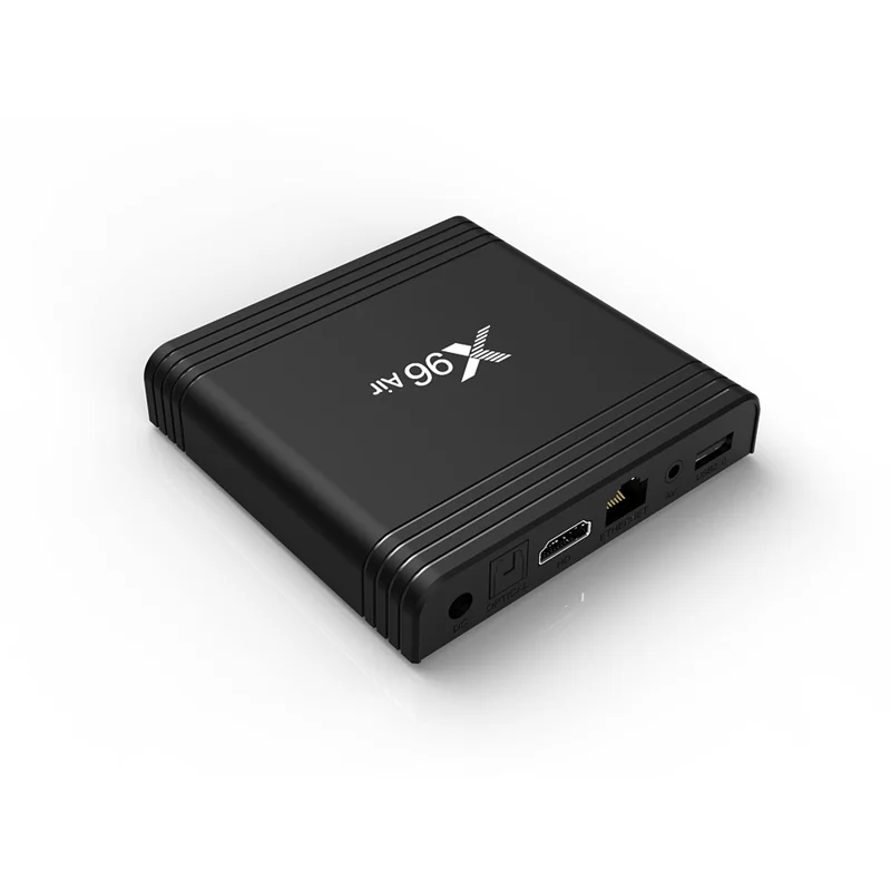 X96 Air Android 9.0 Amlogic S905X3 Quad Core TV Box Dual Band WiFi Bluetooth-compatible Media Player 4+64GB - US Plug