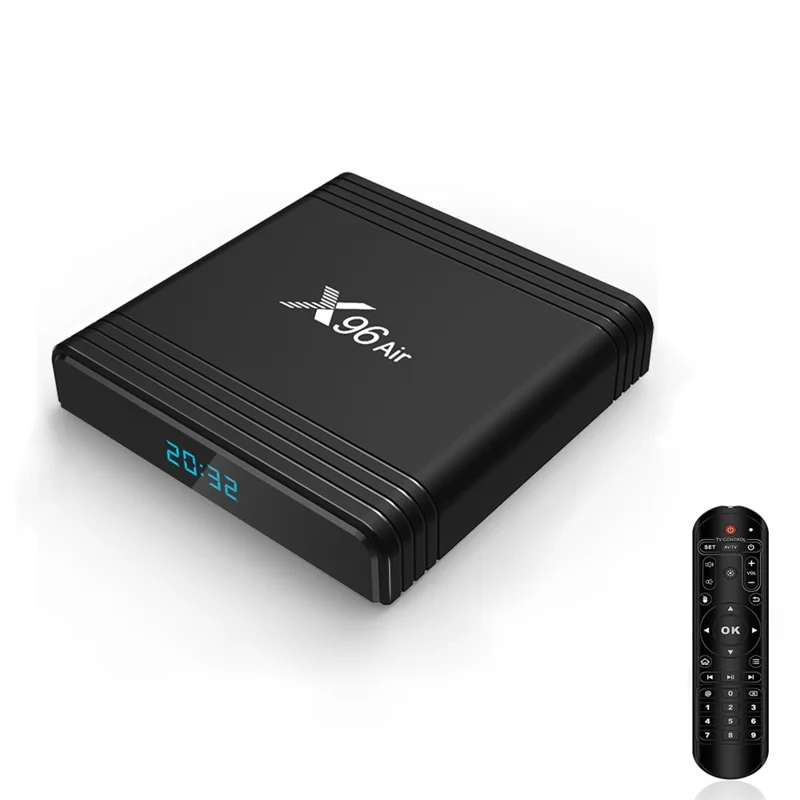 X96 Air Android 9.0 Amlogic S905X3 Quad Core TV Box Dual Band WiFi Bluetooth-compatible Media Player 4+64GB - AU Plug