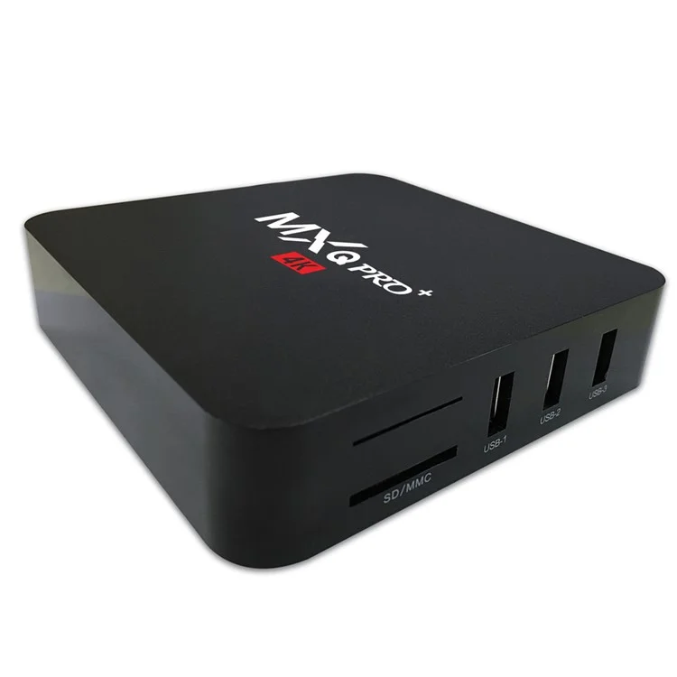 MXQ Pro+ Android 5.1 TV Box Amlogic S905 4K Quad Core WiFi HDMI Kodi Smart Media Player 2+16GB - UK Plug