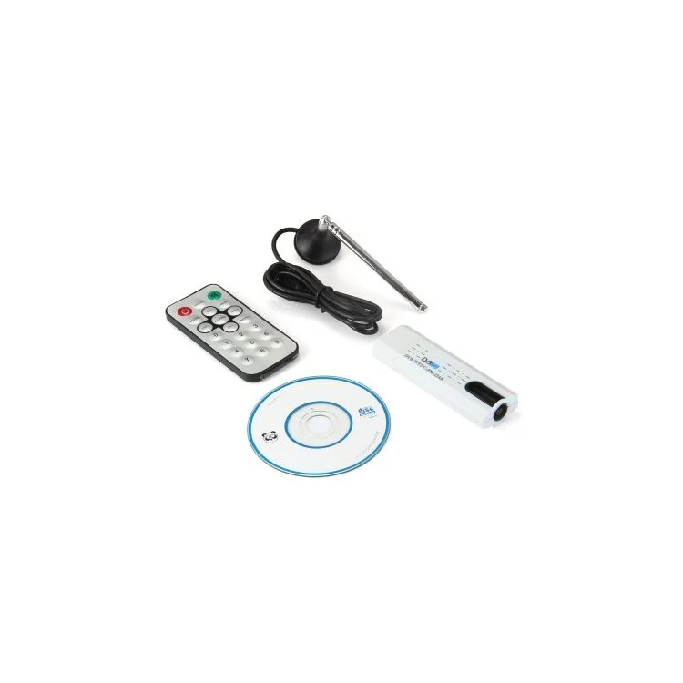 USB2.0 DVB - T2 FM DAB HDTV Stick TV Tuner Receiver (DVB-T/T2/DVB-C+FM+DAB+SDR) for Laptop PC Computer