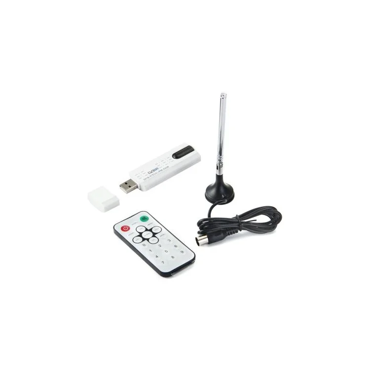 USB2.0 DVB - T2 FM DAB HDTV Stick TV Tuner Receiver (DVB-T/T2/DVB-C+FM+DAB+SDR) for Laptop PC Computer