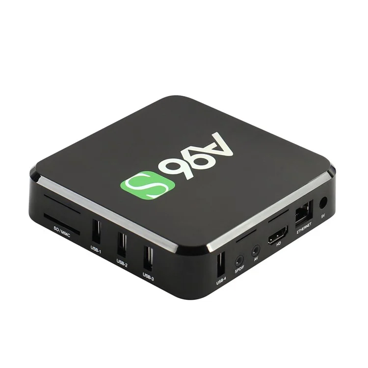 A96S Amlogic S905X 4K Android 6.0 KODI 16.1 TV Box 2.4G WiFi HDMI Player Quad Core 2+8GB - EU Plug