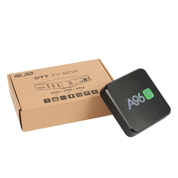A96S Amlogic S905X 4K Android 6.0 KODI 16.1 TV Box 2.4G WiFi HDMI Player Quad Core 2+8GB - EU Plug