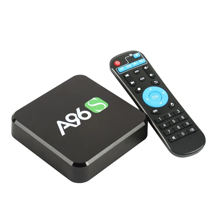 A96S KODI 16.1 Amlogic S905X 4K Android 6.0 TV Box 2.4G WiFi HDMI Player Quad Core 2+8GB - US Plug