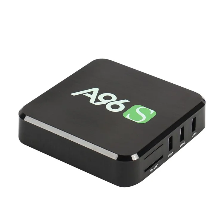 A96S KODI 16.1 Amlogic S905X 4K Android 6.0 TV Box 2.4G WiFi HDMI Player Quad Core 2+8GB - US Plug