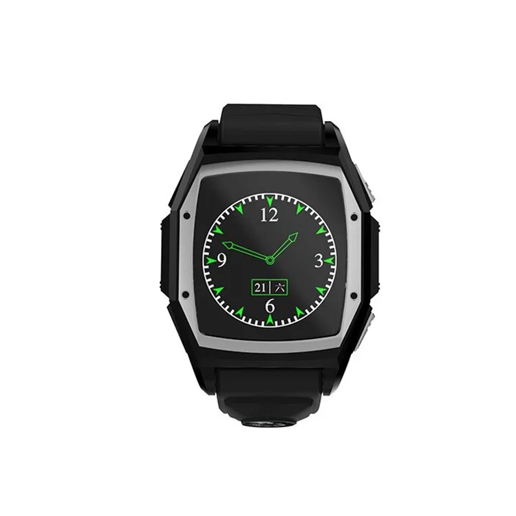 GT68 MTK6261 Android Watch Phone with Camera Heart Rate Monitor Pedometer etc - Blue