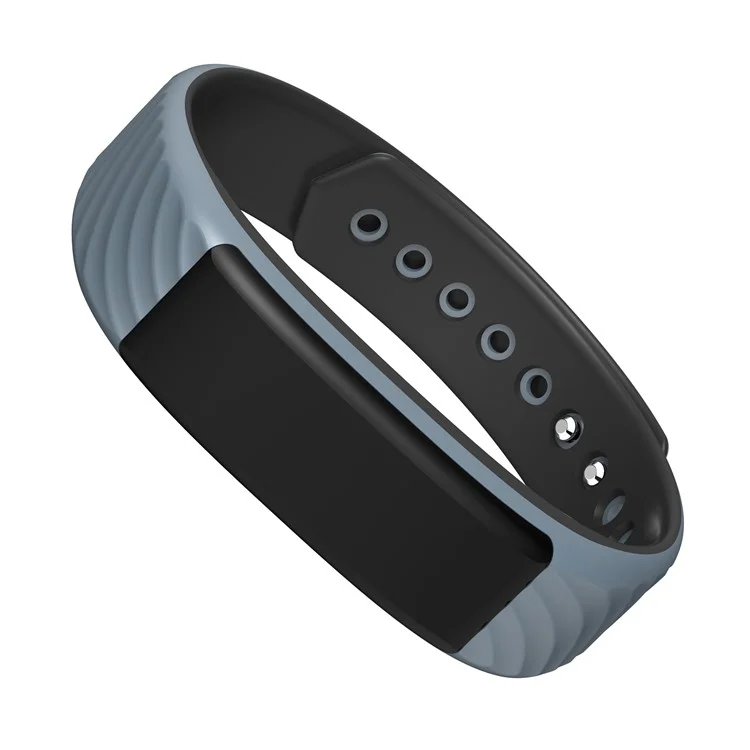 W810 Fitness Tracker Bluetooth 4.0 Smart Bracelet Watch Wristband with Heart Rate Monitor for IOS Android - Grey