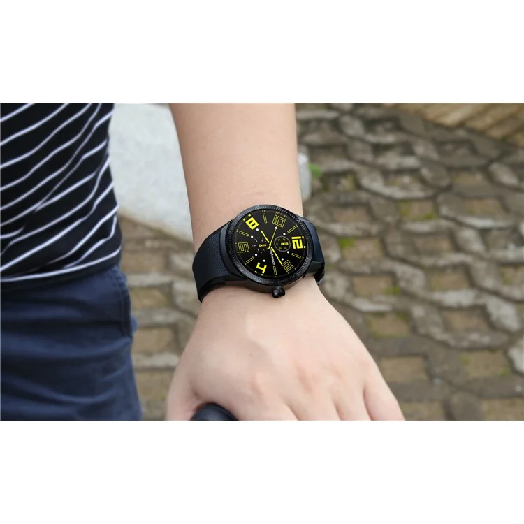 K98H GPS Sport Smart Watch 3G Watch Phone with Android 4.1 1.3-inch Screen - Black