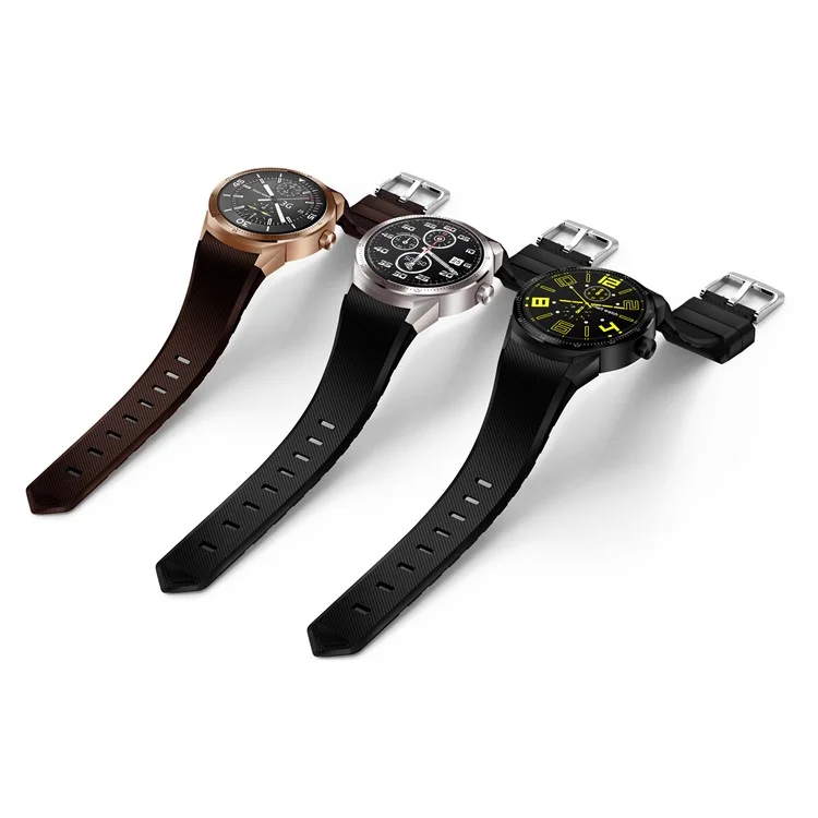 K98H GPS Sport Smart Watch 3G Watch Phone with Android 4.1 1.3-inch Screen - Black