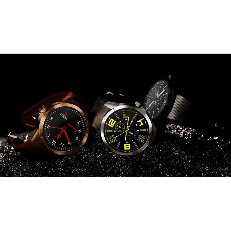 K98H GPS Sport Smart Watch 3G Watch Phone with Android 4.1 1.3-inch Screen - Black