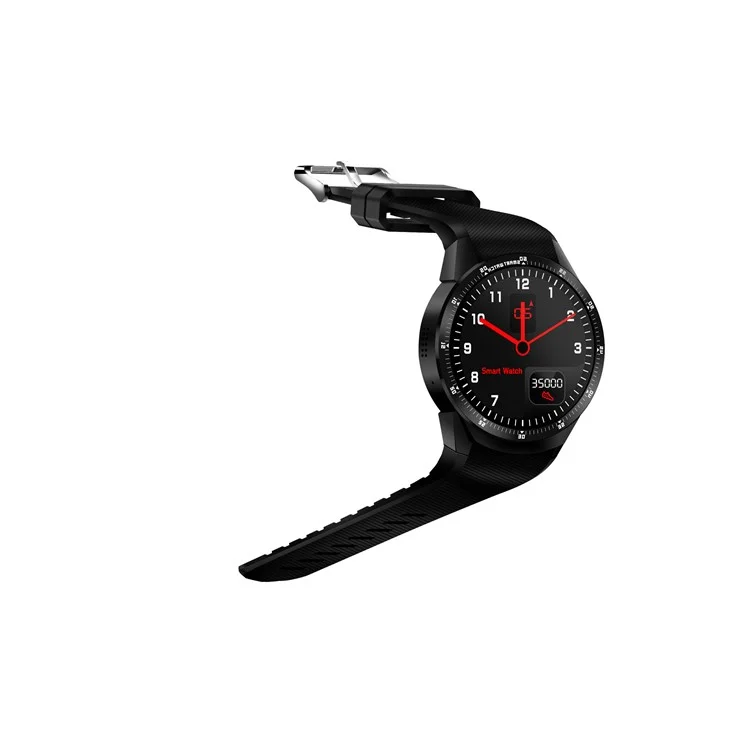K98H GPS Sport Smart Watch 3G Watch Phone with Android 4.1 1.3-inch Screen - Black