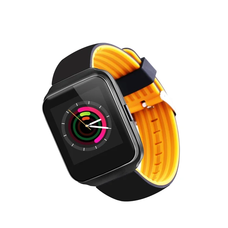 Z40 Bluetooth Smart Watch 1.54 Inch IPS Screen Blood Pressure Heart Rate Monitor for Android & iOS - Orange