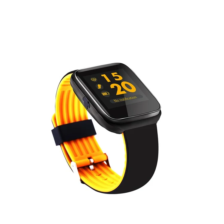 Z40 Bluetooth Smart Watch 1.54 Inch IPS Screen Blood Pressure Heart Rate Monitor for Android & iOS - Orange