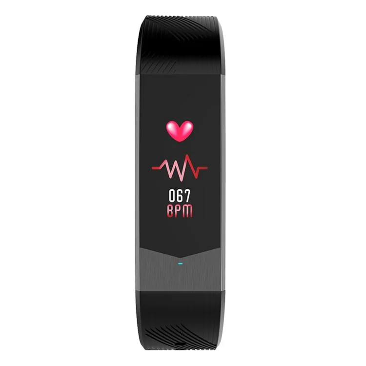 B30 3D UI 0.96 inch Colorful Display Sleeping Heart Rate Monitor Bluetooth 4.0 Smart Wristband - Black