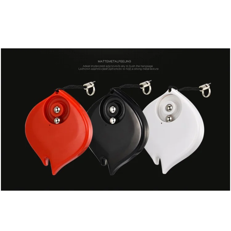 Fire Shape Mini Pressure Release Bluetooth 4.0 Anti-lost Alarm Smart Tracker - Black