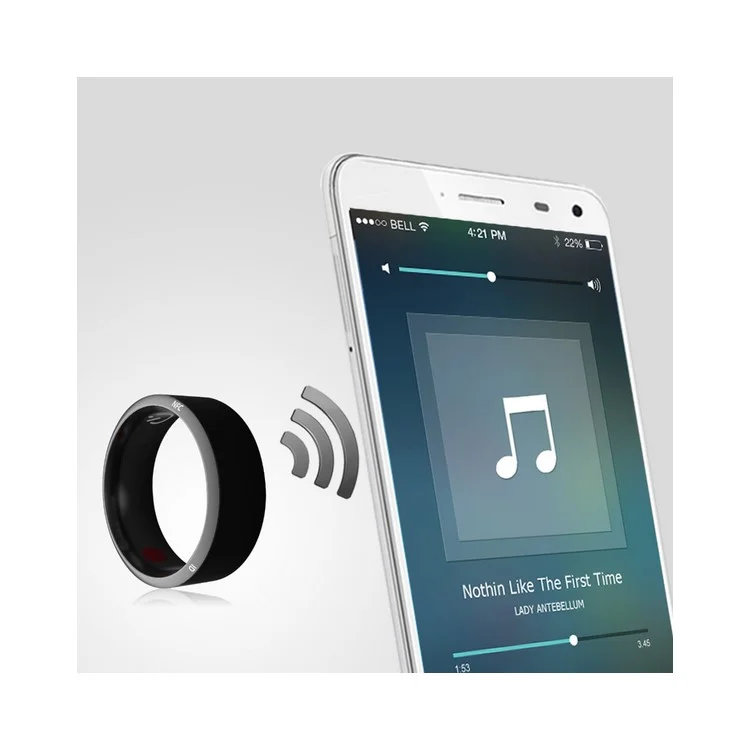 JAKCOM R3 Smart Ring Wearable Magic Ring Mobile Phone Accessories, Size: 9