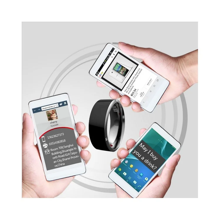 JAKCOM R3 Smart Ring Wearable Magic Ring Mobile Phone Accessories, Size: 9