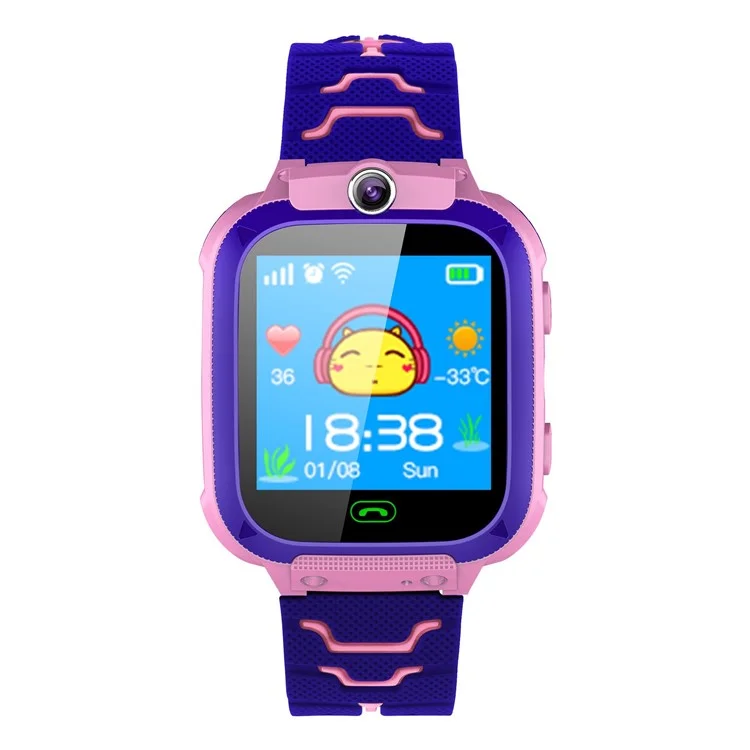 Умные часы для детей Z5 Kids Children Students Location Daily Life Waterproof - Розовый