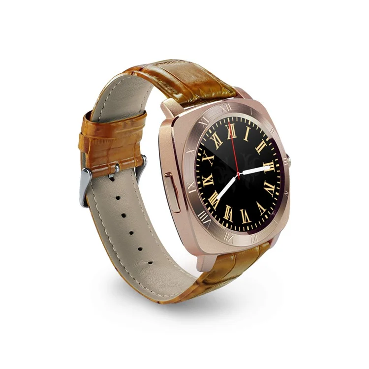 X3 Multi-function Bluetooth Smart Watch Phone 1.33 Inch IPS Display with Sim Card Slot - Brown