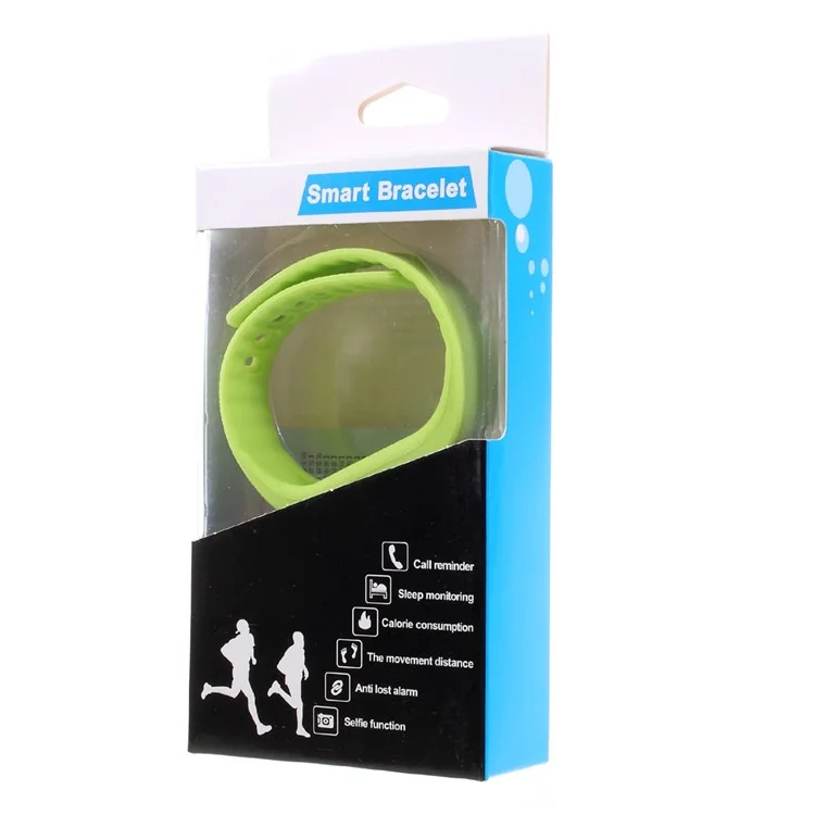 Bluetooth 4.0 IP67 Waterproof Smart Wrist Watch Bracelet TW64 for Android iOS Phone - Green