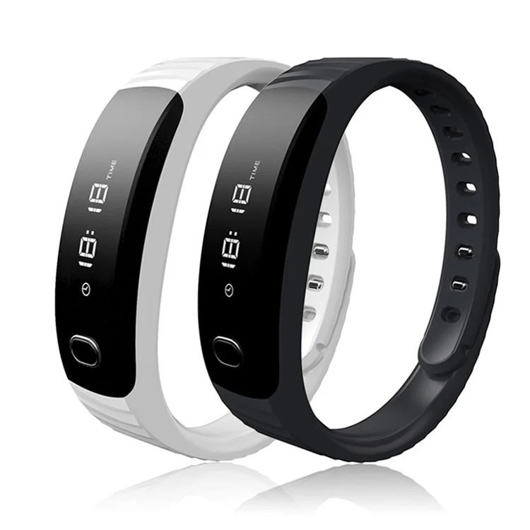 H8 OLED Intelligent Bluetooth Pedometer Bracelet Activity Fitness Tracker for Android IOS - Black