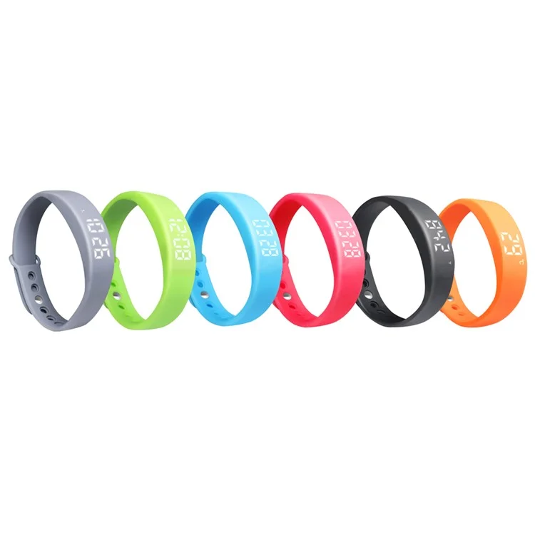 W5 Smart Bracelet Wristbands Support 3D Pedometer / Sleep Monitor (CE,RoHS) - Grey