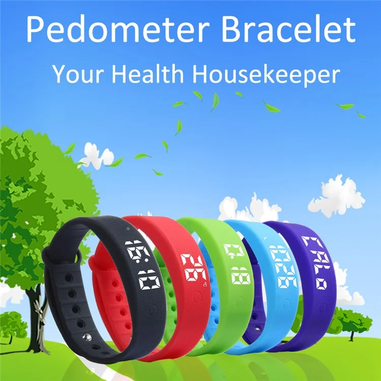 Pulsera Inteligente Impermeable IP65 W5s Con Monitoreo de Monitoreo Del Sueño Consumo de Calorías Del Podómetro - Azul