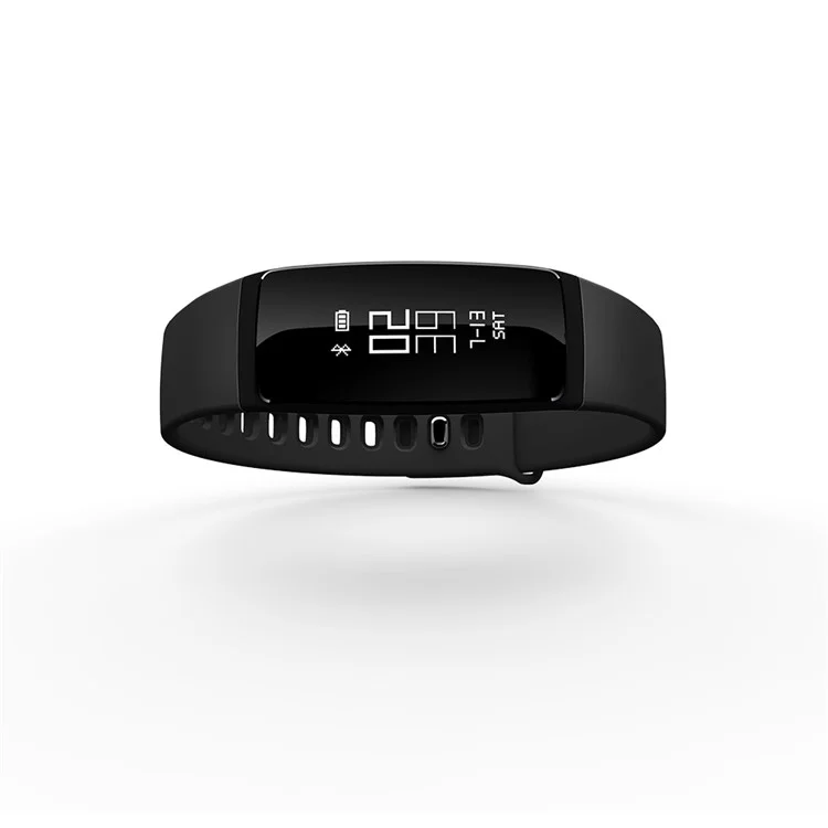 V07 Blood Pressure Heart Rate Oxygen Monitoring Bluetooth 4.0 Smart Bracelet - Black