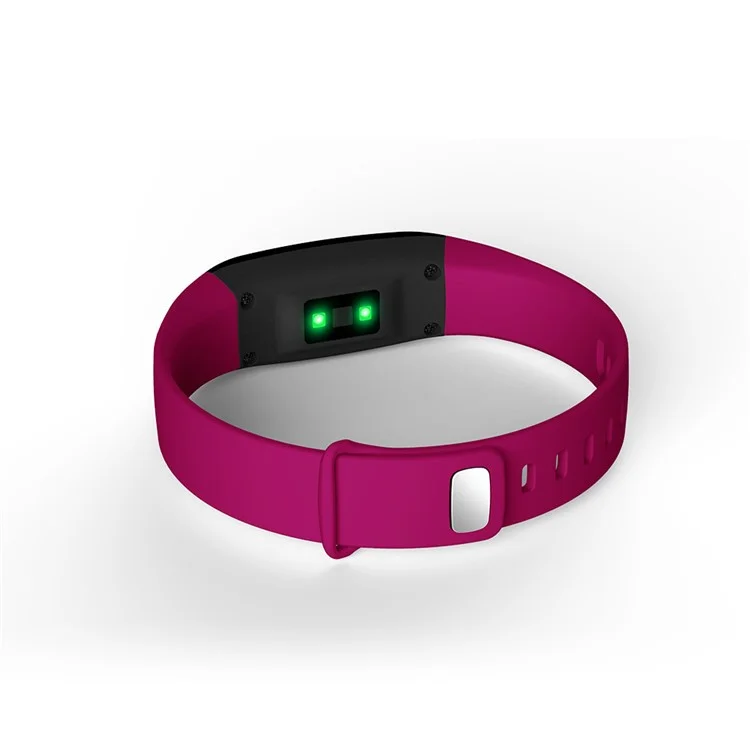 V07 0.87-inch Arrhythmia Alert Health Tracker IP67 Waterproof Bluetooth 4.0 Smart Wristband - Rose