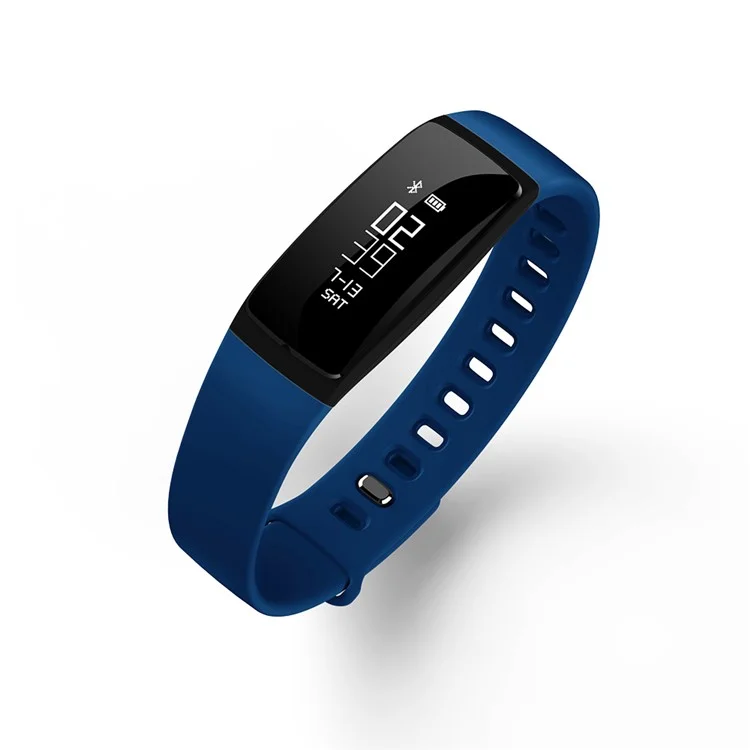 V07 Health Tracker Multi-functional Bluetooth Smart Watch Support Apple and Android Phones - Blue