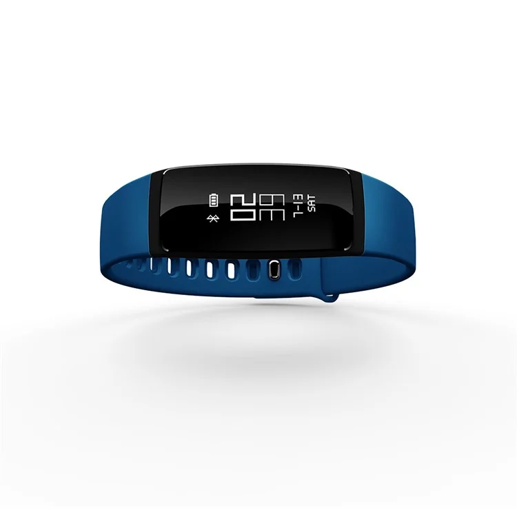 V07 Health Tracker Multi-functional Bluetooth Smart Watch Support Apple and Android Phones - Blue