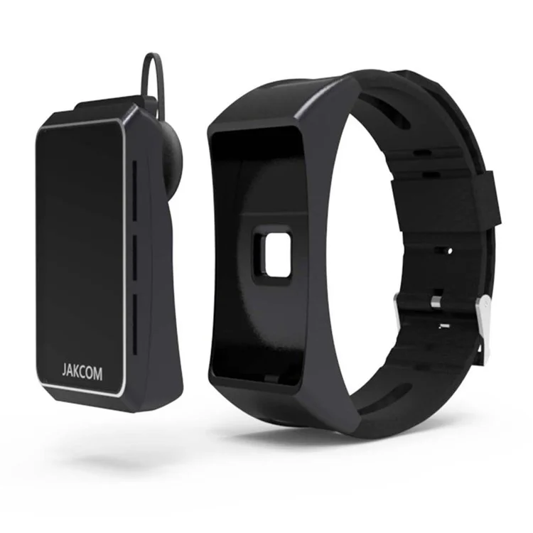 JAKCOM B3 Smart Band Heart Rate Monitor Bluetooth Smart Watch Phone IP55 Waterproof - Black