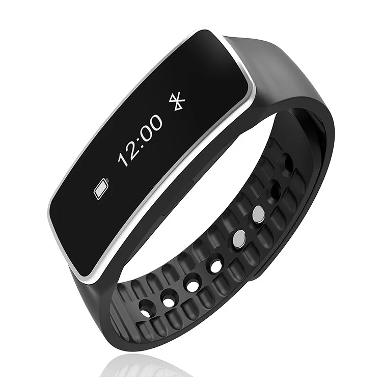H18 Healthy Fitness Tracker Smart Bluetooth Wristband - Black