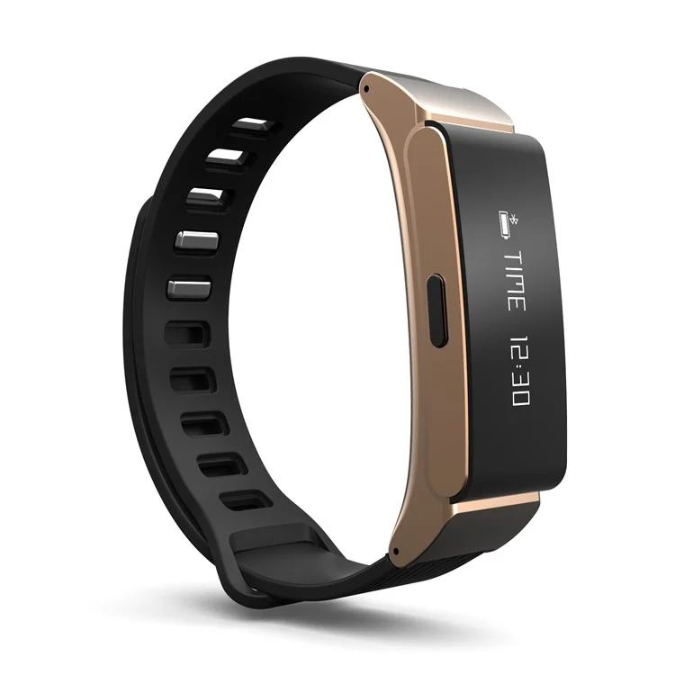W6 Smart Bluetooth 4.0 Bracelet 0.86-inch OLED Sports Fitness Wristband (CE/FCC) - Gold Color