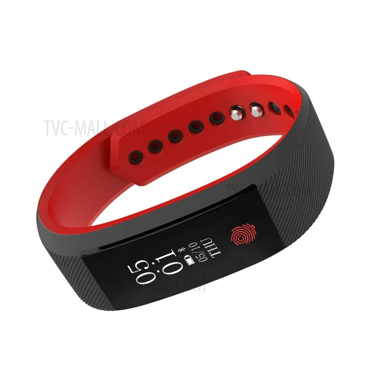 B15 0.91 inch OLED Screen Bluetooth 4.0 Heart Rate Monitor Smart Wristband Fashionable Sport Bracelet - Red