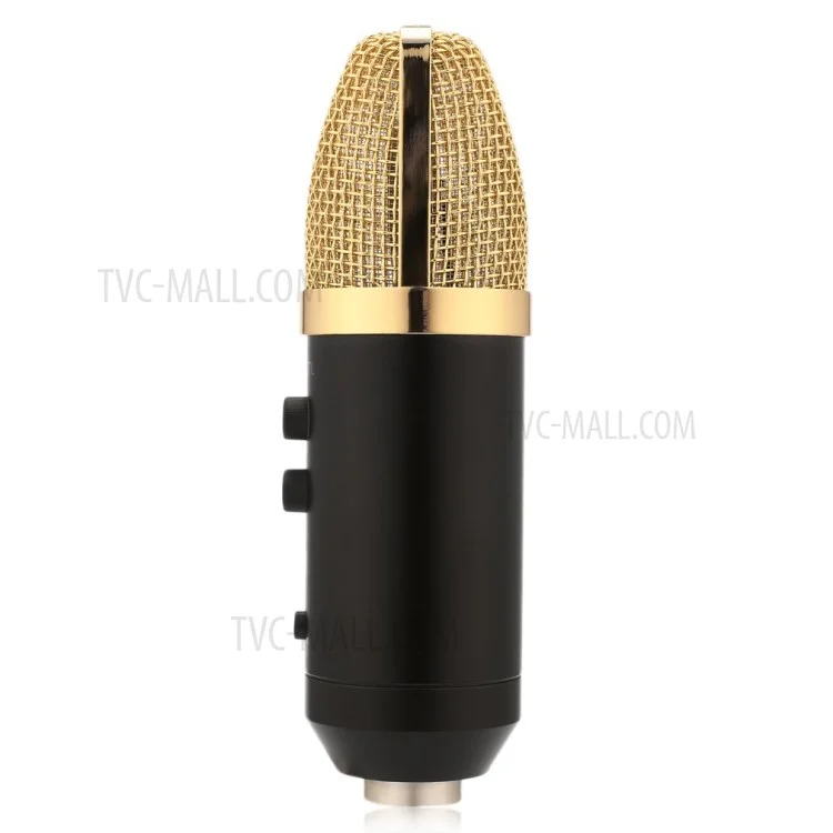 MK-F400TL Professional Condenser Microphone Large Diaphragm Studio Recording Microphone for Computer Mobile Phone