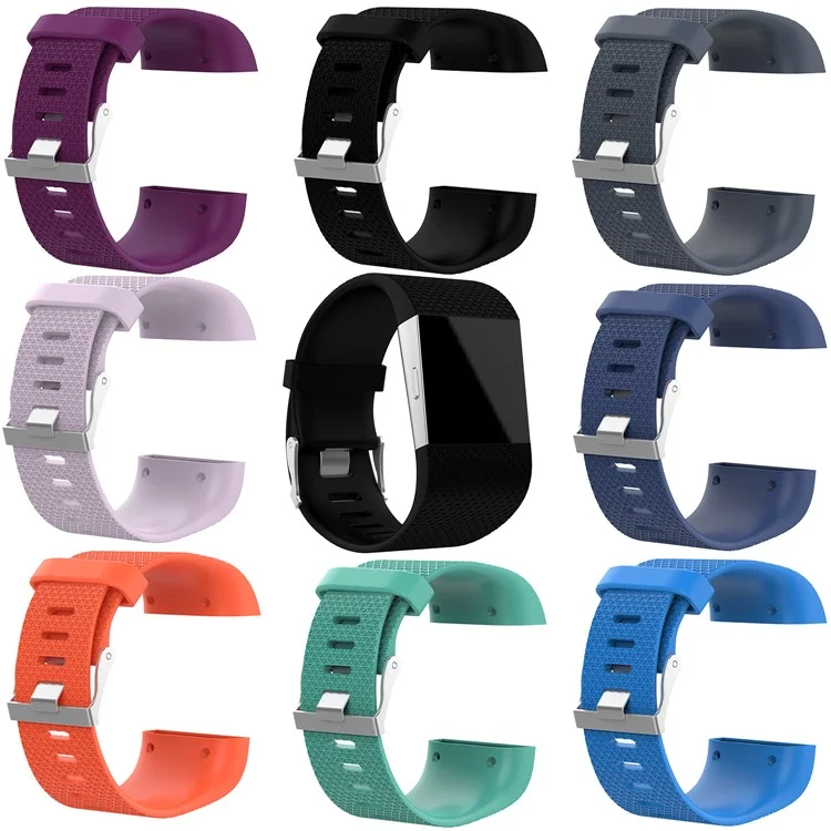 Pour Fitbit Surge Soft TPE Watch Sangle Avec Des Outils D'installation - Bébé Bleu, Taille: S