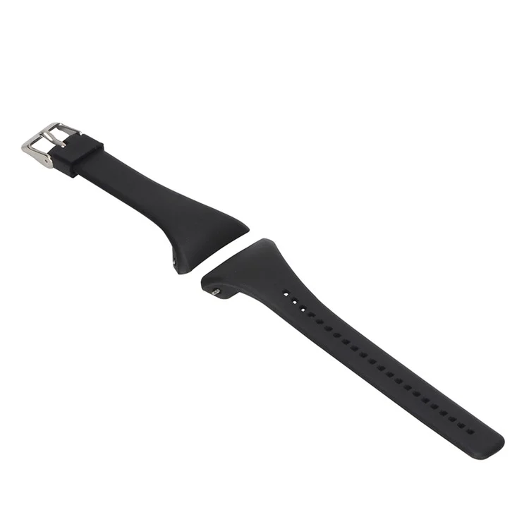 Pulseira de Pulso de Silicone Macio Strap Para Polar FT4 / FT7 - Preto