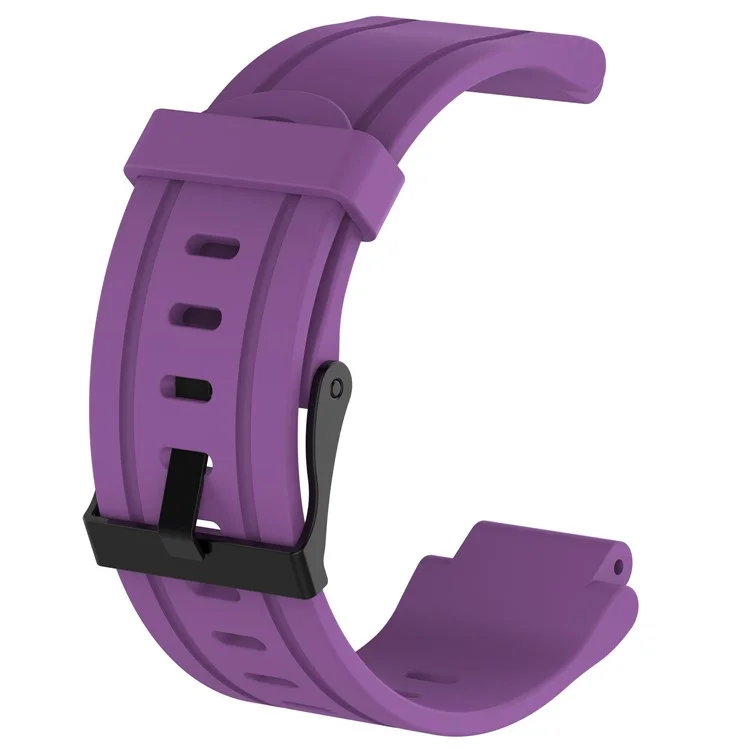 Für Garmin Forerunner 225 Weiche Silikon-Ersatz-Armbanduhrarmband - Lila